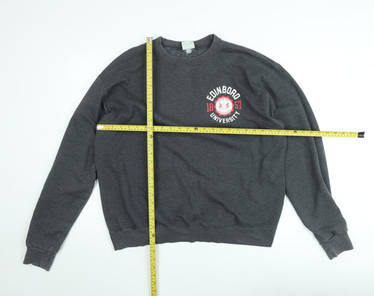 Champion Eco Fleece Grey University Logo Sweatshirt XL Women's Casual