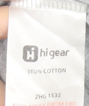 Additional view of Hi Gear girls’ grey 13-14 years butterfly camp graphic cotton t-shirt