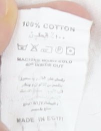 Mens UK Size S Tommy Hilfiger White Cotton T-Shirt