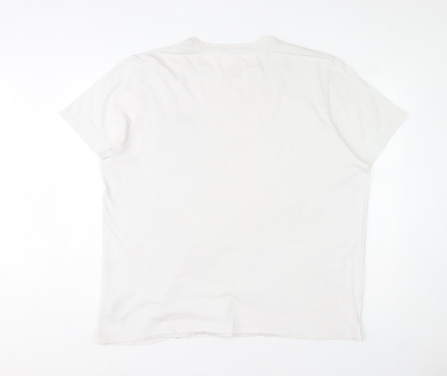 Nike Men's White Crew Neck Short Sleeve Classic Fit T-Shirt XL