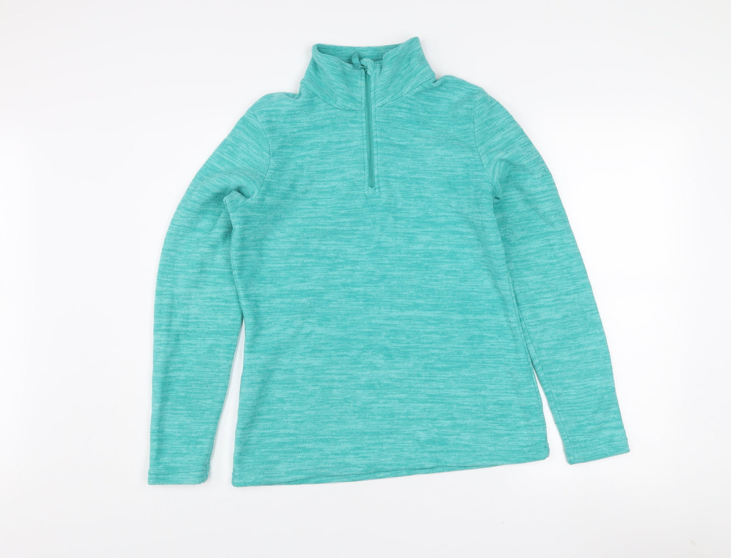 Mountain Warehouse Women’s Blue Half Zip Fleece Sweatshirt UK 10