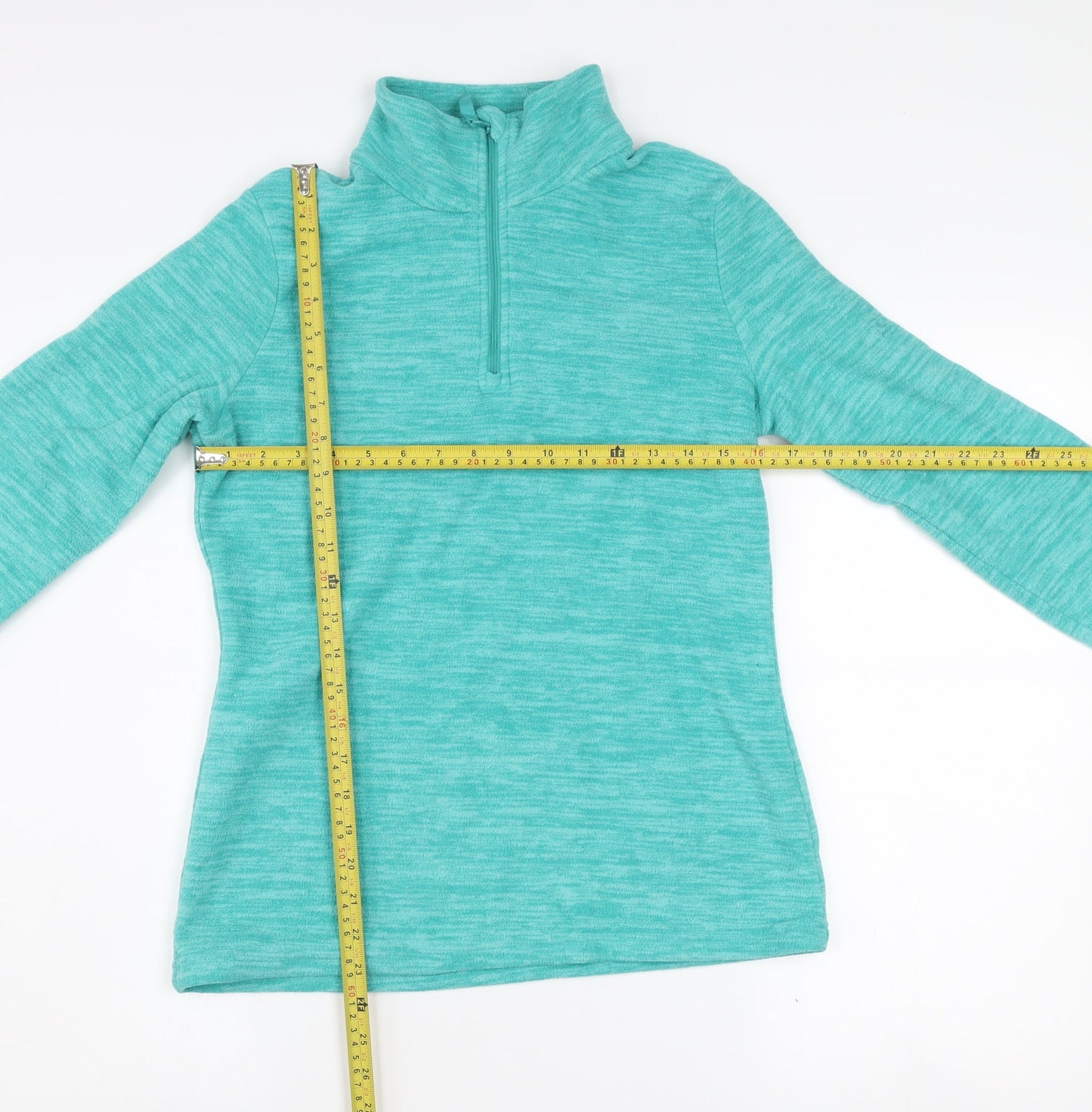 Mountain Warehouse Women’s Blue Half Zip Fleece Sweatshirt UK 10