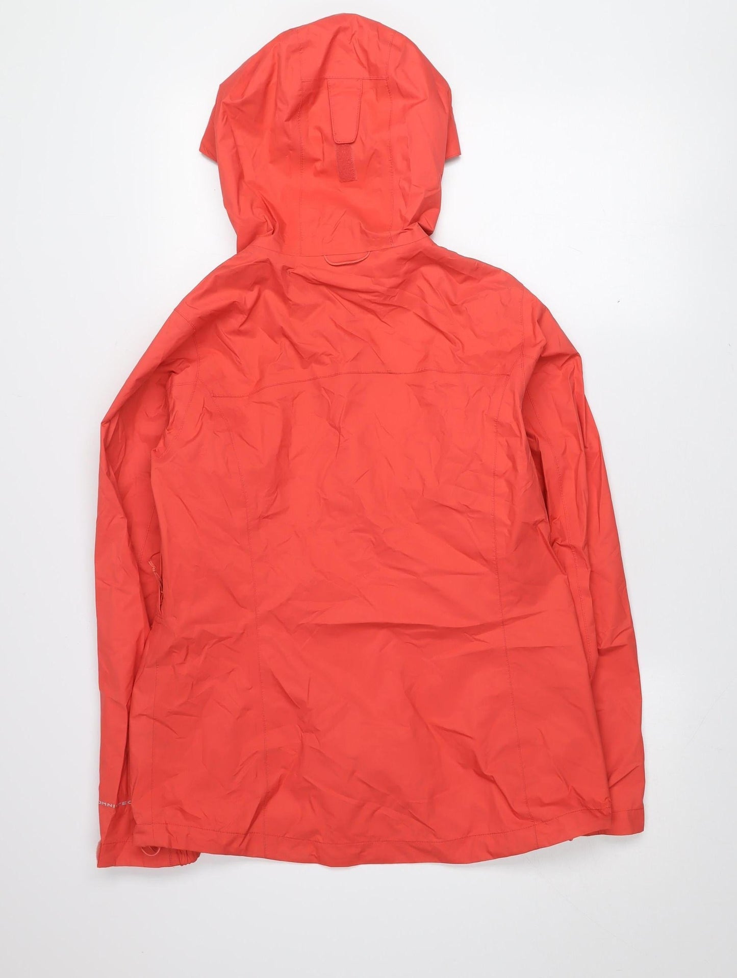 Columbia Womens Red Waterproof Hooded Rain Jacket Size S
