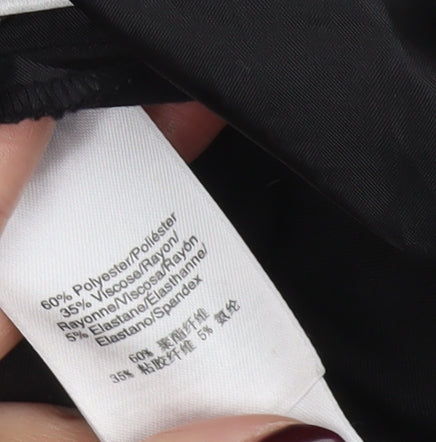 DKNY Women Black Regular Fit Dress Pants Trousers Size 4