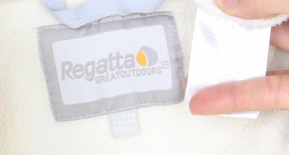 Regatta Women's Ivory Fleece Full Zip Jacket 3XL Plus Size