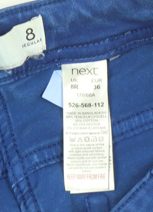 Next Women’s Blue Skinny Jeans Size 8 Regular Stretch Denim