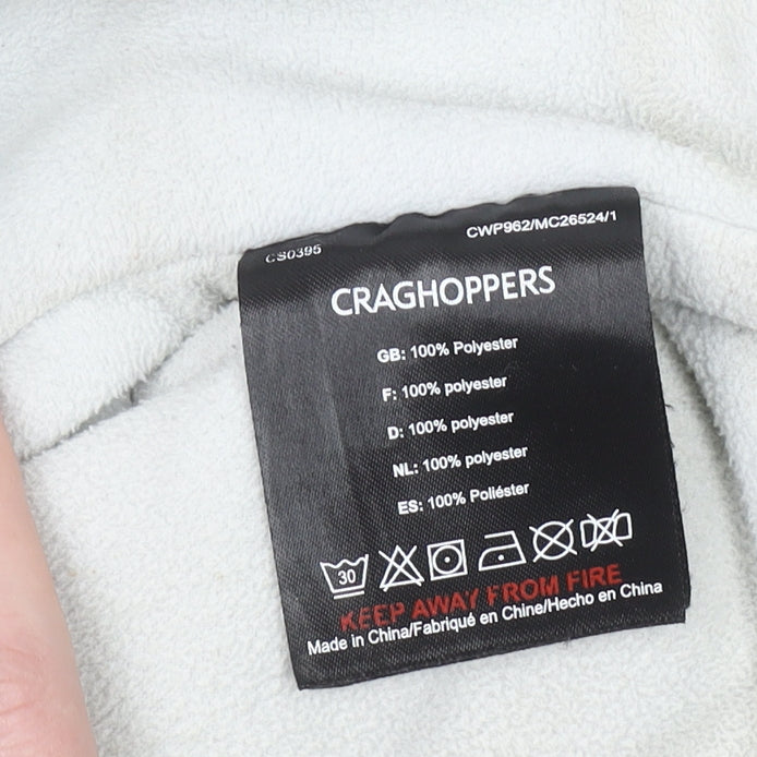 Craghoppers Womens Blue Waterproof Hooded Parka Jacket Size 12