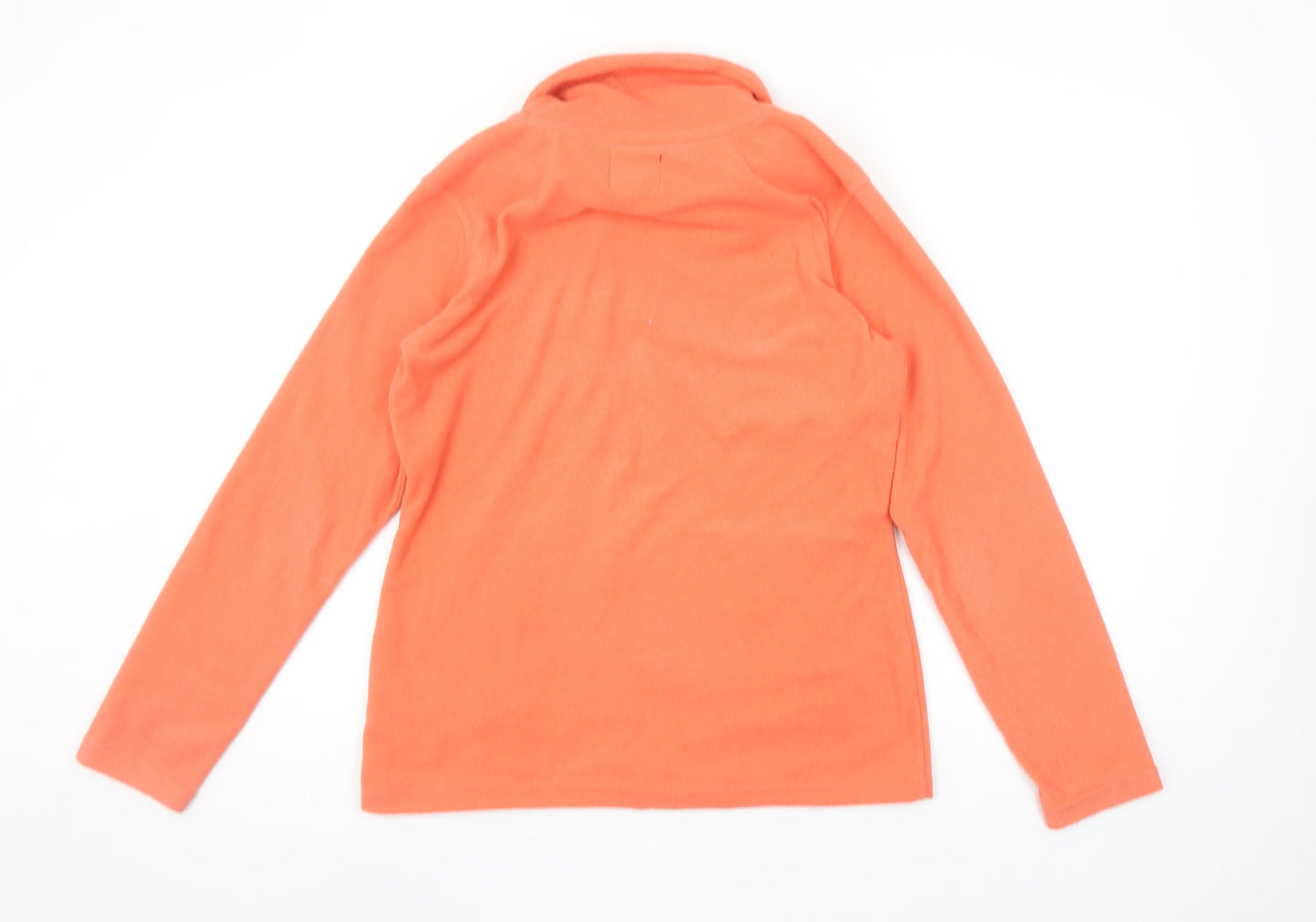Mountain Warehouse Womens Orange Cowl Neck Pullover Sweatshirt UK12