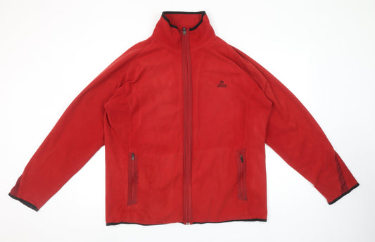 Craghoppers Men’s Red Fleece Full Zip Jacket XL Outdoor Hiking