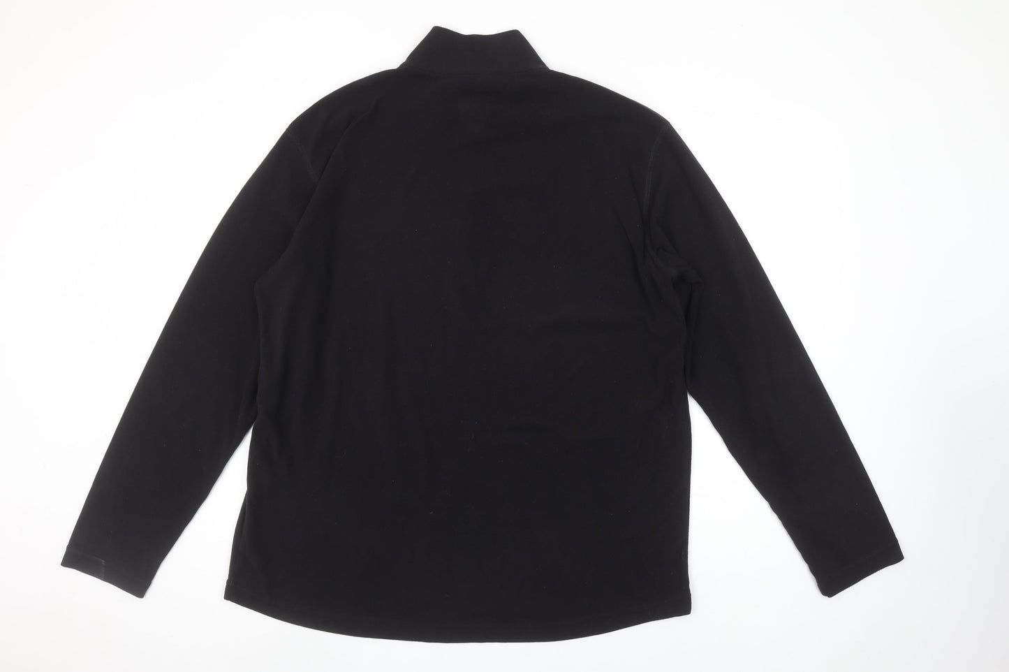 Rohan Men's Black Silver Fleece 1/2 Zip Sweatshirt Size L