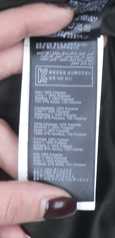 Joules Women's Green Faux Fur Trim Quilted Puffer Waistcoat UK 10