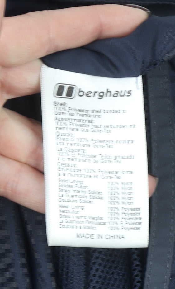 Berghaus Men's Blue Waterproof L Rain Coat Jacket