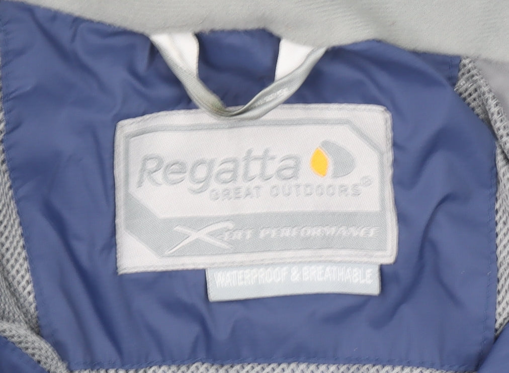 Regatta Men's Blue Waterproof Softshell Hooded Parka Jacket L 42in