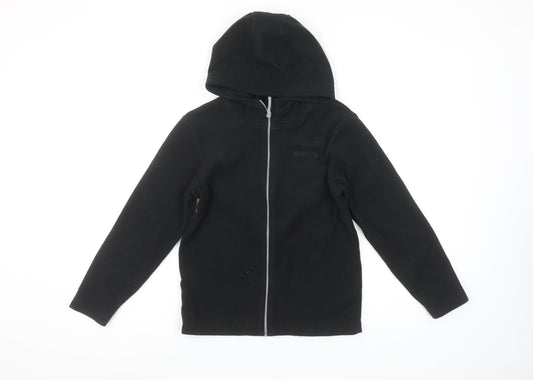 Mountain Warehouse Boys Black Fleece Full Zip Hoodie 9-10 Years