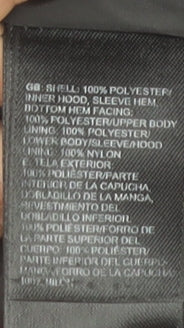 The North Face Men's Blue Waterproof Hooded Jacket Size S