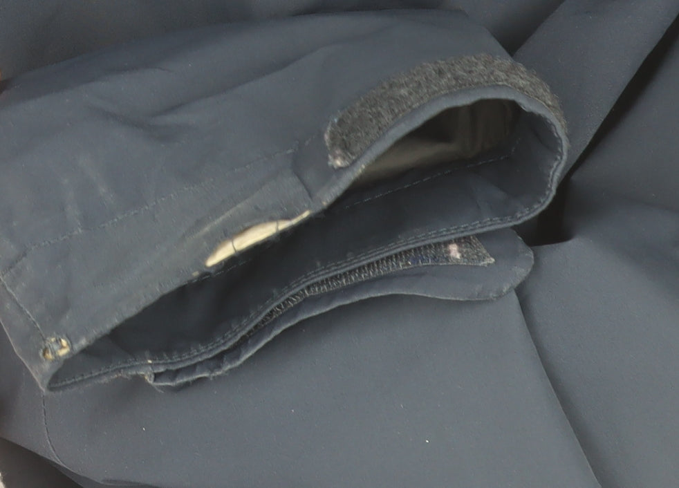 The North Face Men's Blue Waterproof Hooded Jacket Size S