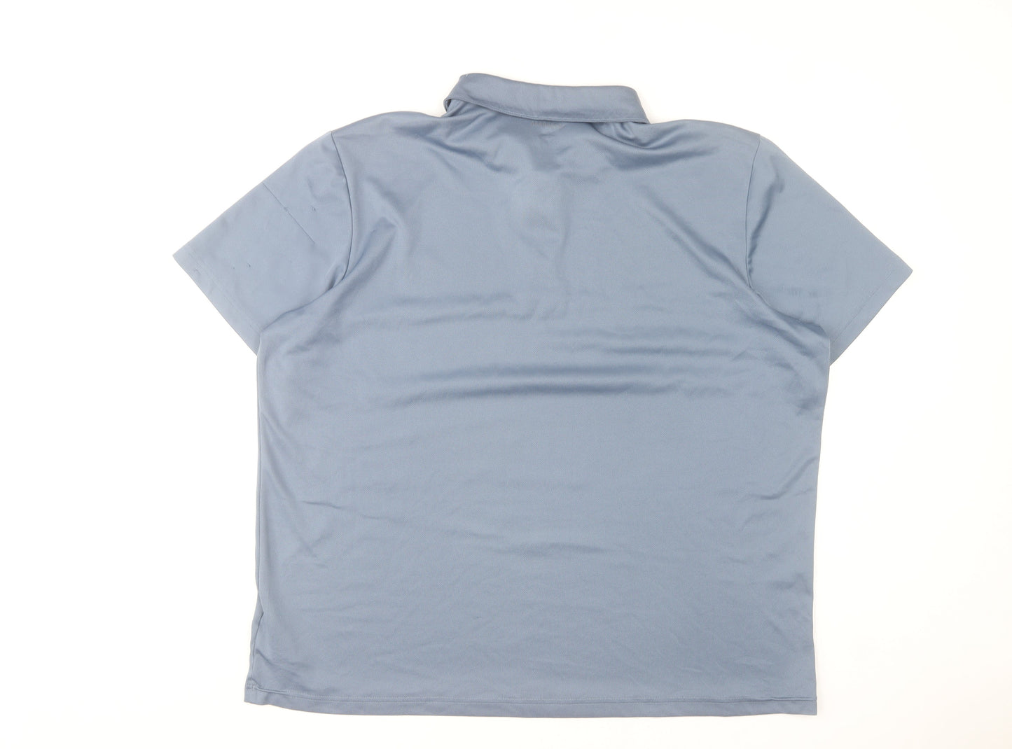 Adidas Men's Blue 2XL AEROREADY Polo Shirt Lightweight Sports Top