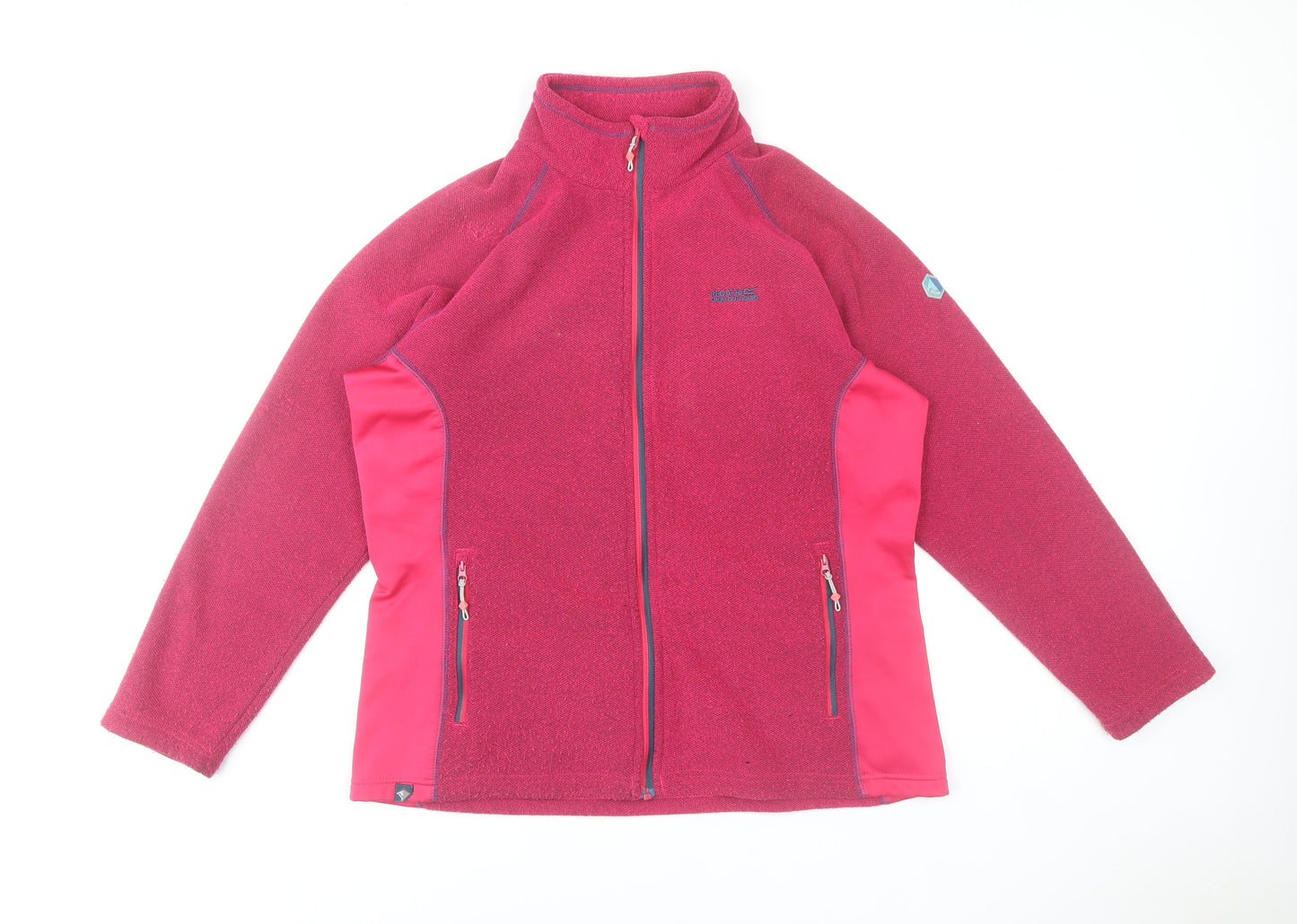 Regatta Womens Pink Fleece Full Zip Jacket Size 18 Outdoor Casual