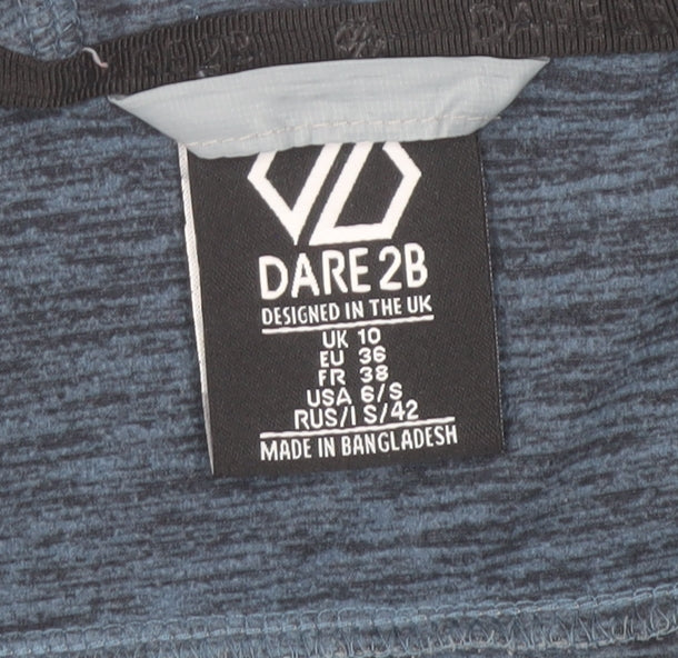 Dare 2B Women's Blue Hooded Puffer Jacket Size 10 Lightweight Outdoor