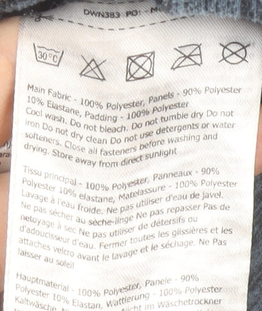 Dare 2B Women's Blue Hooded Puffer Jacket Size 10 Lightweight Outdoor