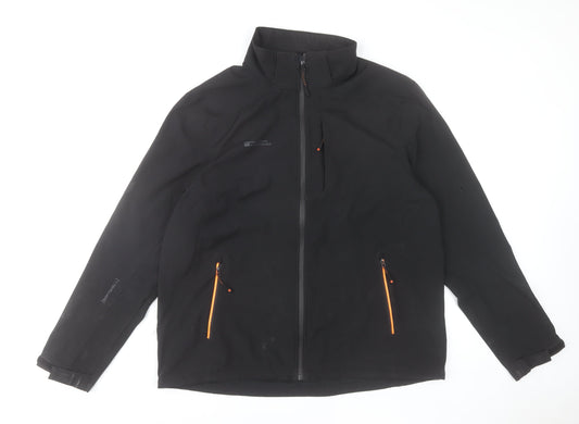 Mountain Warehouse Men's Black XL Softshell Waterproof Jacket