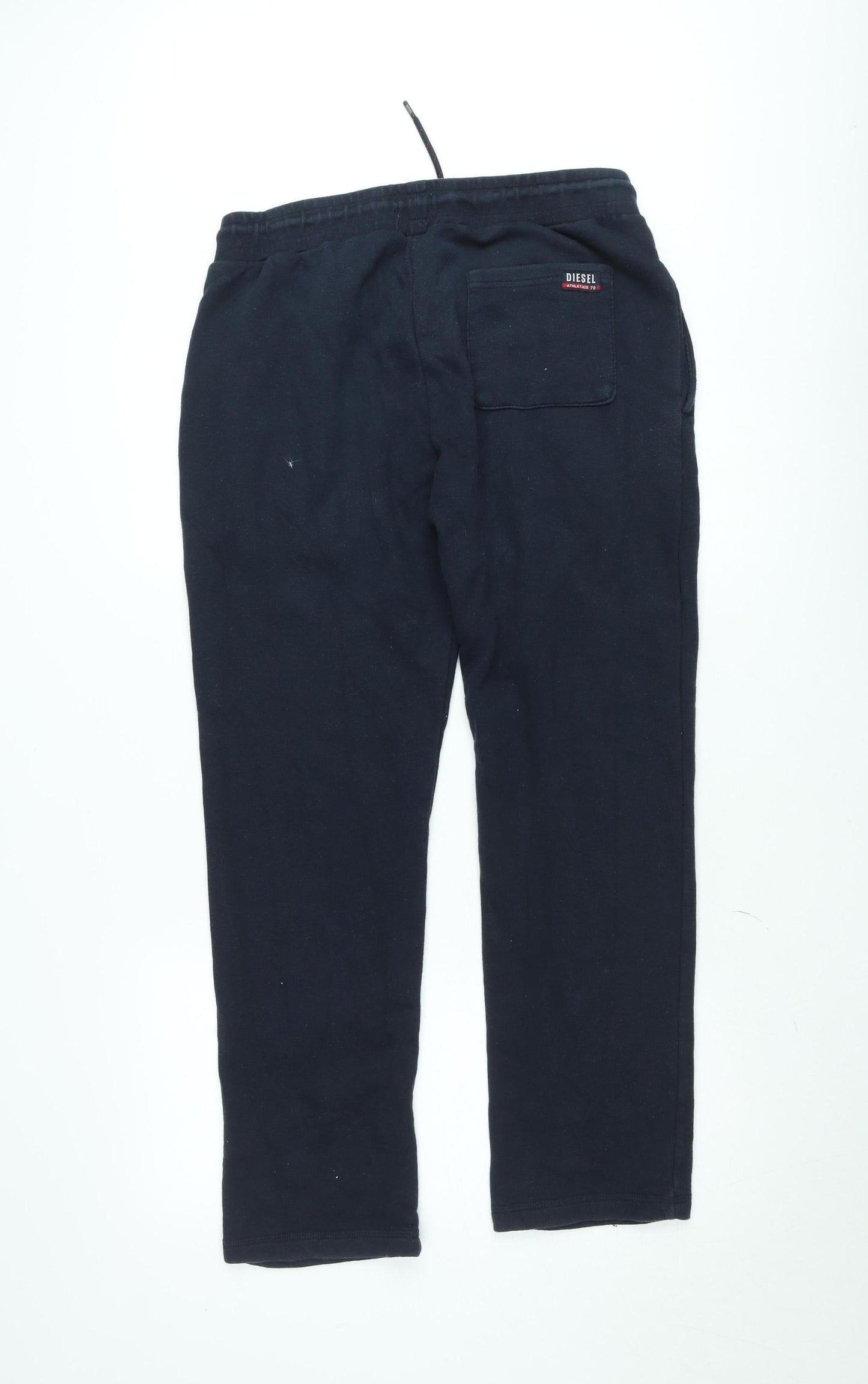Diesel Men's Black Jogger Sweatpants L Regular Fit Activewear Trousers