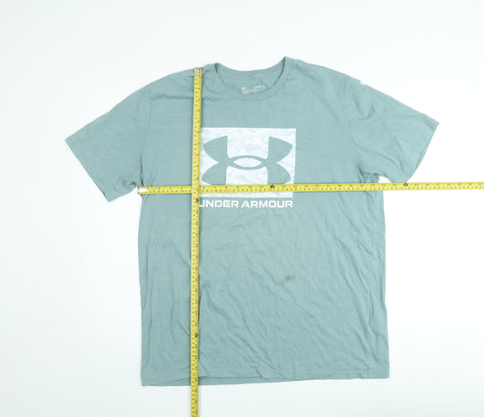 Under Armour Men's Green XL Relaxed Fit Sports Graphic T-Shirt