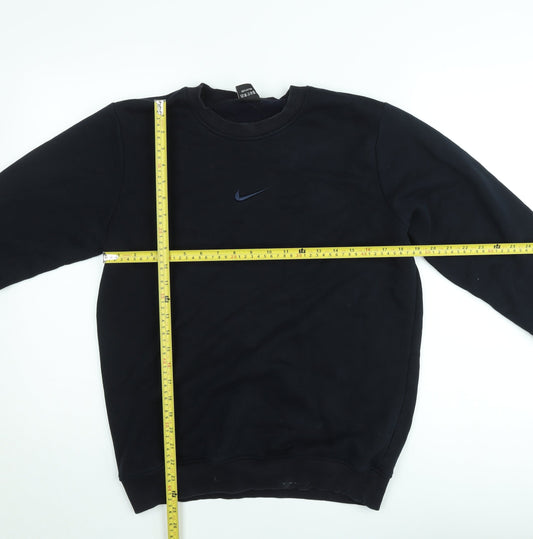 Nike Men's Black L Pullover Sweatshirt Crew Neck Fleece