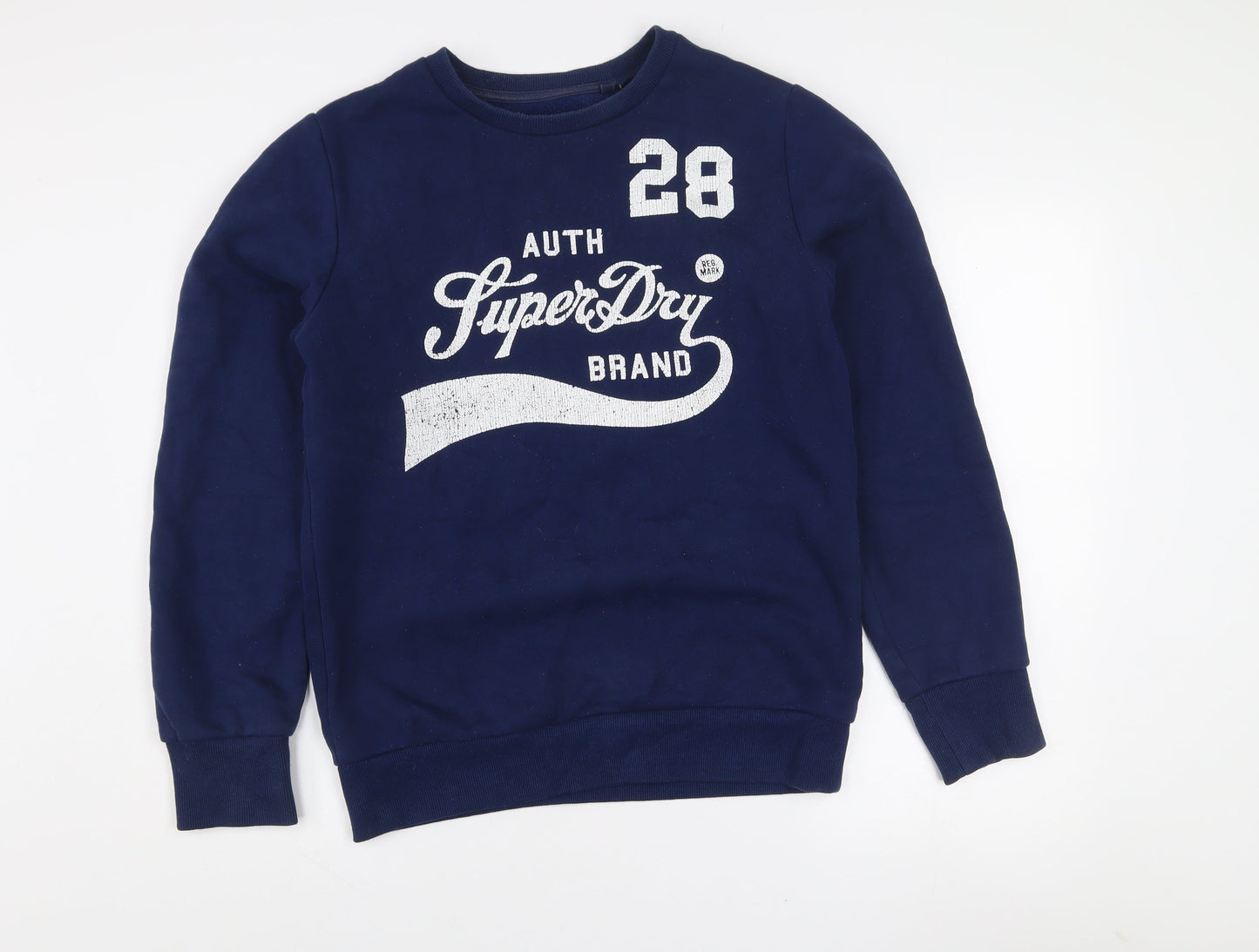 Superdry Men's Blue Graphic Pullover Sweatshirt Size M