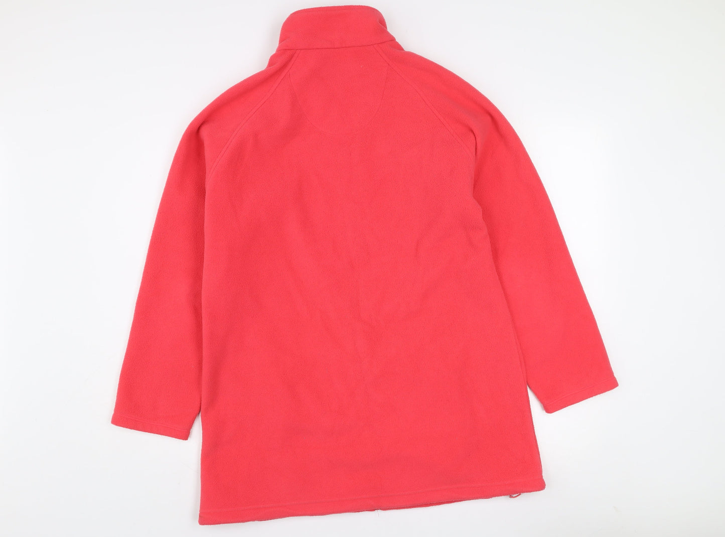 Regatta Womens Red Fleece Full Zip Outdoor Jacket UK 16