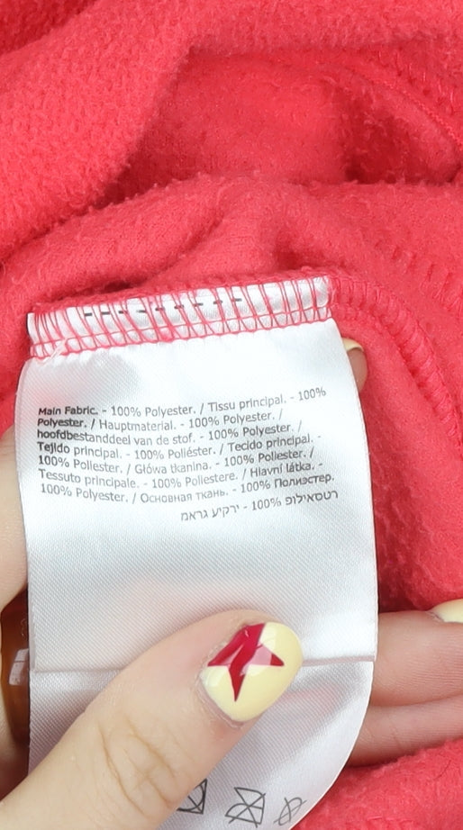 Regatta Womens Red Fleece Full Zip Outdoor Jacket UK 16