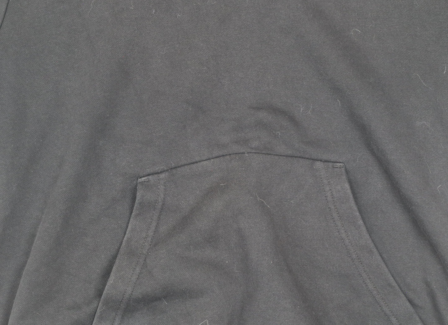 Adidas Mens Black Pullover Hoodie Medium Logo Sports Fleece