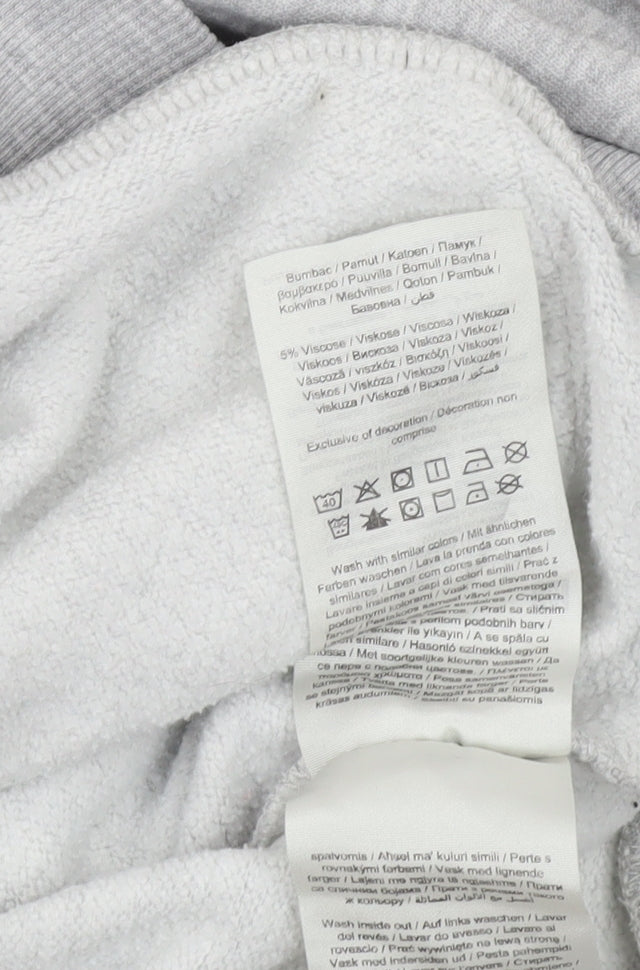 Jack & Jones Mens Grey XL Pullover Hoodie Cotton Blend