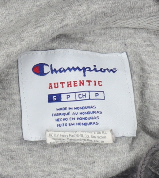 Champion Men’s Grey Pullover Hoodie Size S Regular Fit