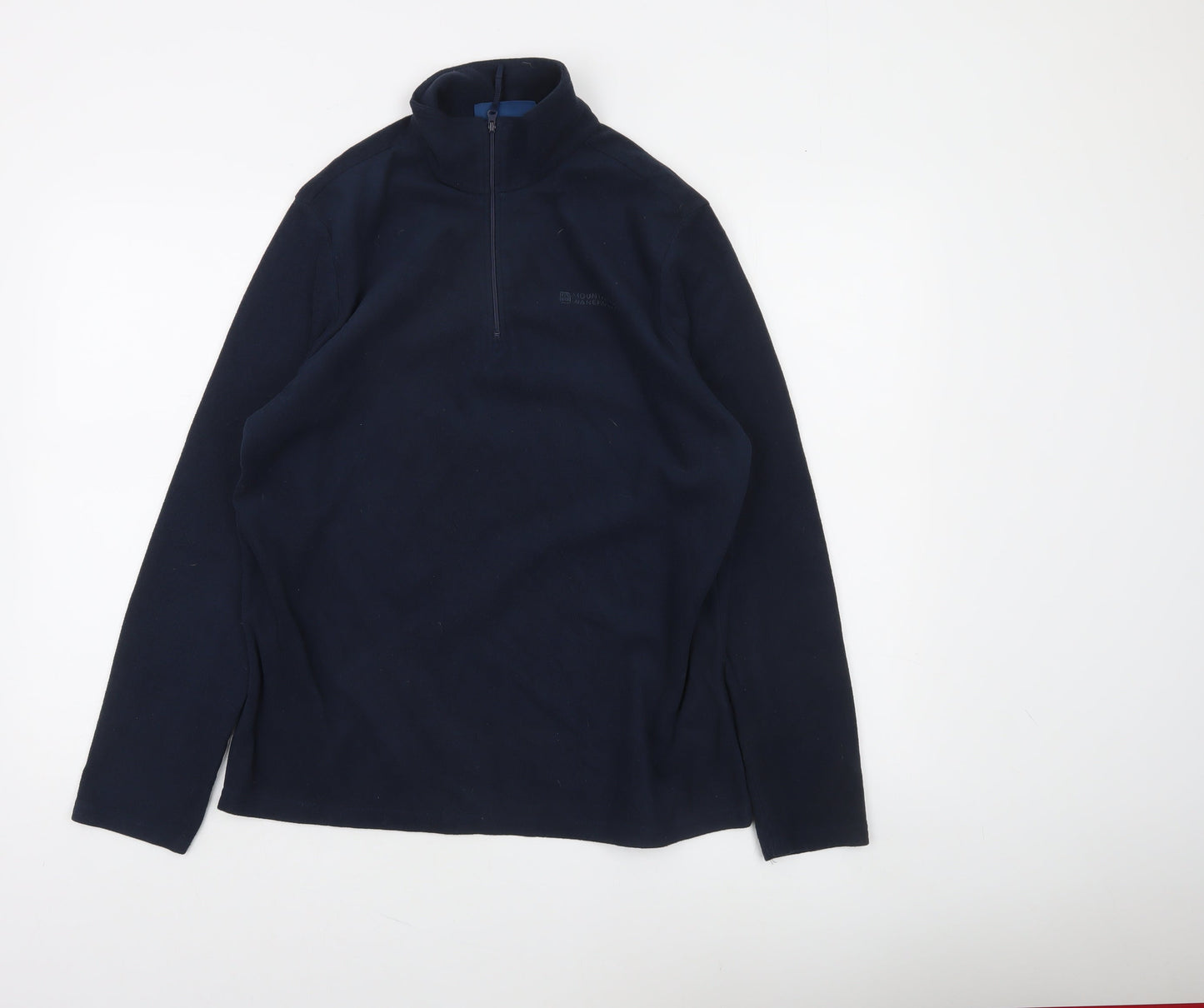 Mountain Warehouse Men's Blue Fleece 1/4 Zip Pullover Sweatshirt S