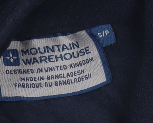 Mountain Warehouse Men's Blue Fleece 1/4 Zip Pullover Sweatshirt S