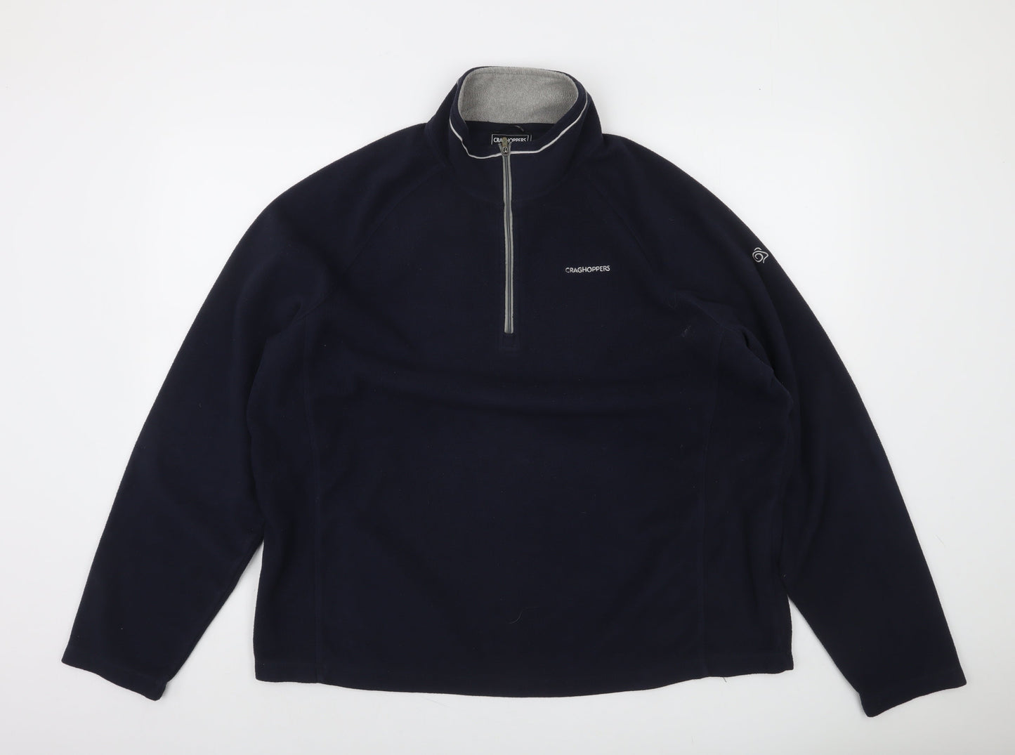 Craghoppers Men's Blue 2XL Fleece 1/2 Zip Pullover Sweatshirt