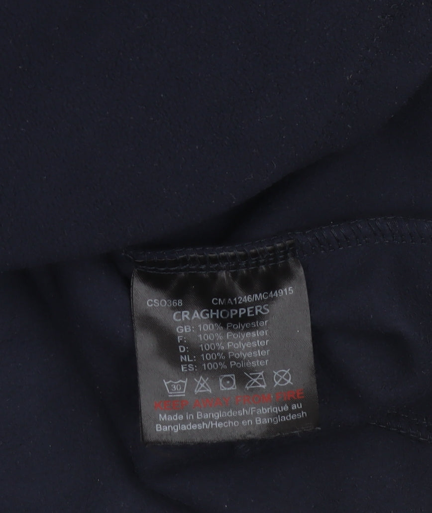 Craghoppers Men's Blue 2XL Fleece 1/2 Zip Pullover Sweatshirt