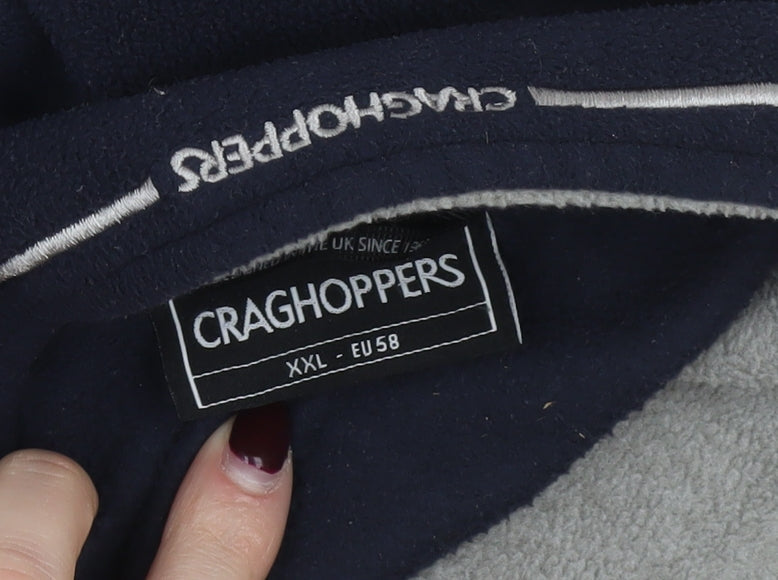 Craghoppers Men's Blue 2XL Fleece 1/2 Zip Pullover Sweatshirt