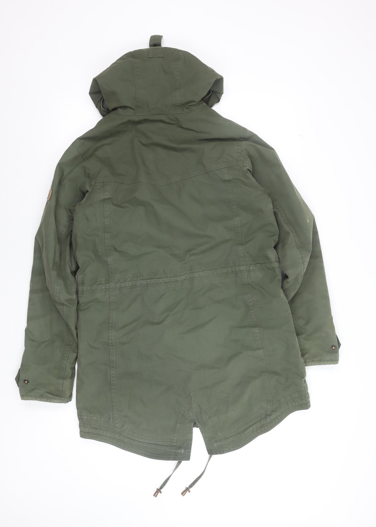 Berghaus Women's Green Parka Jacket Size 12 Hooded Waterproof