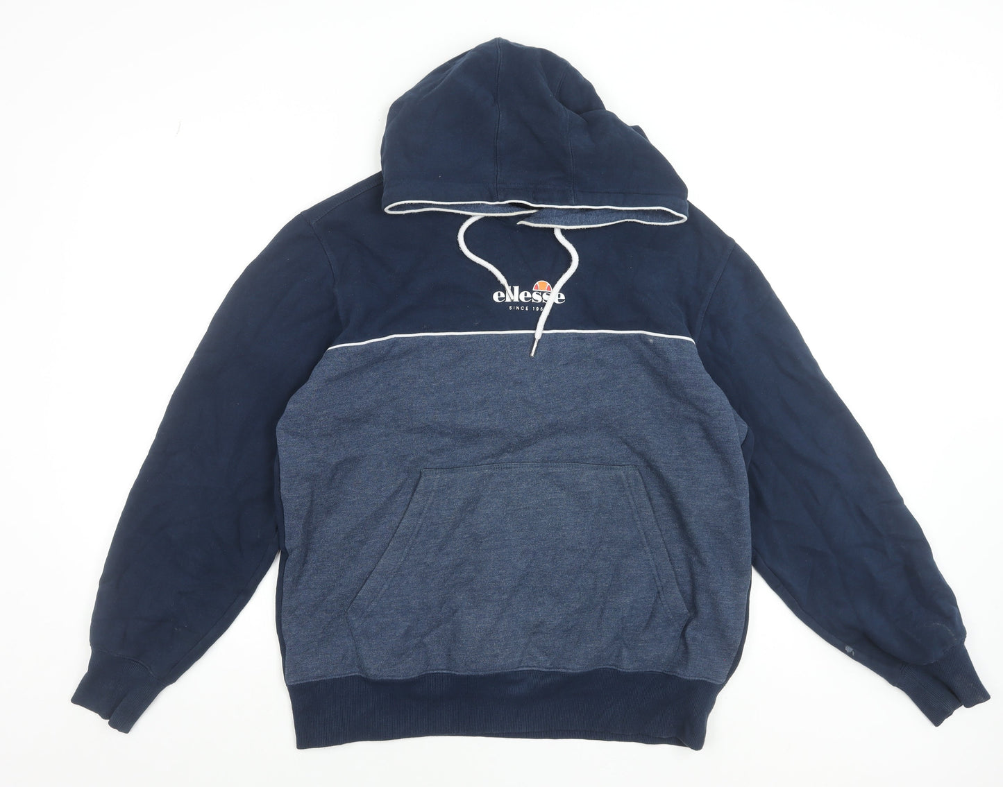 Ellesse Men’s Blue Pullover Hoodie XL Fleece Cotton Sportswear