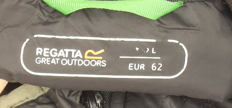 Regatta Men’s Black 2XL Softshell Hooded Outdoor Jacket