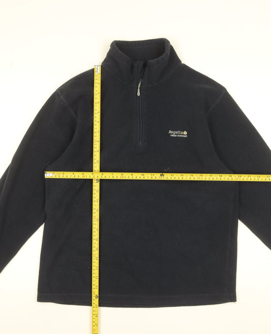 Regatta Mens Blue Fleece Sweatshirt M 1/2 Zip Outdoor Pullover
