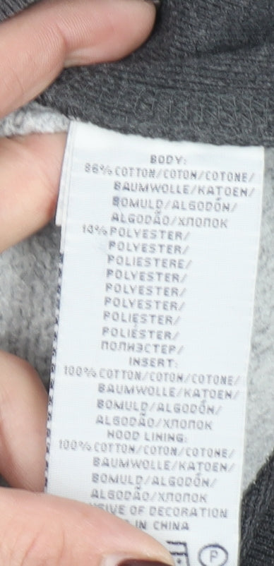 Polo Ralph Lauren Men's Grey Full Zip Hoodie XL Cotton Blend