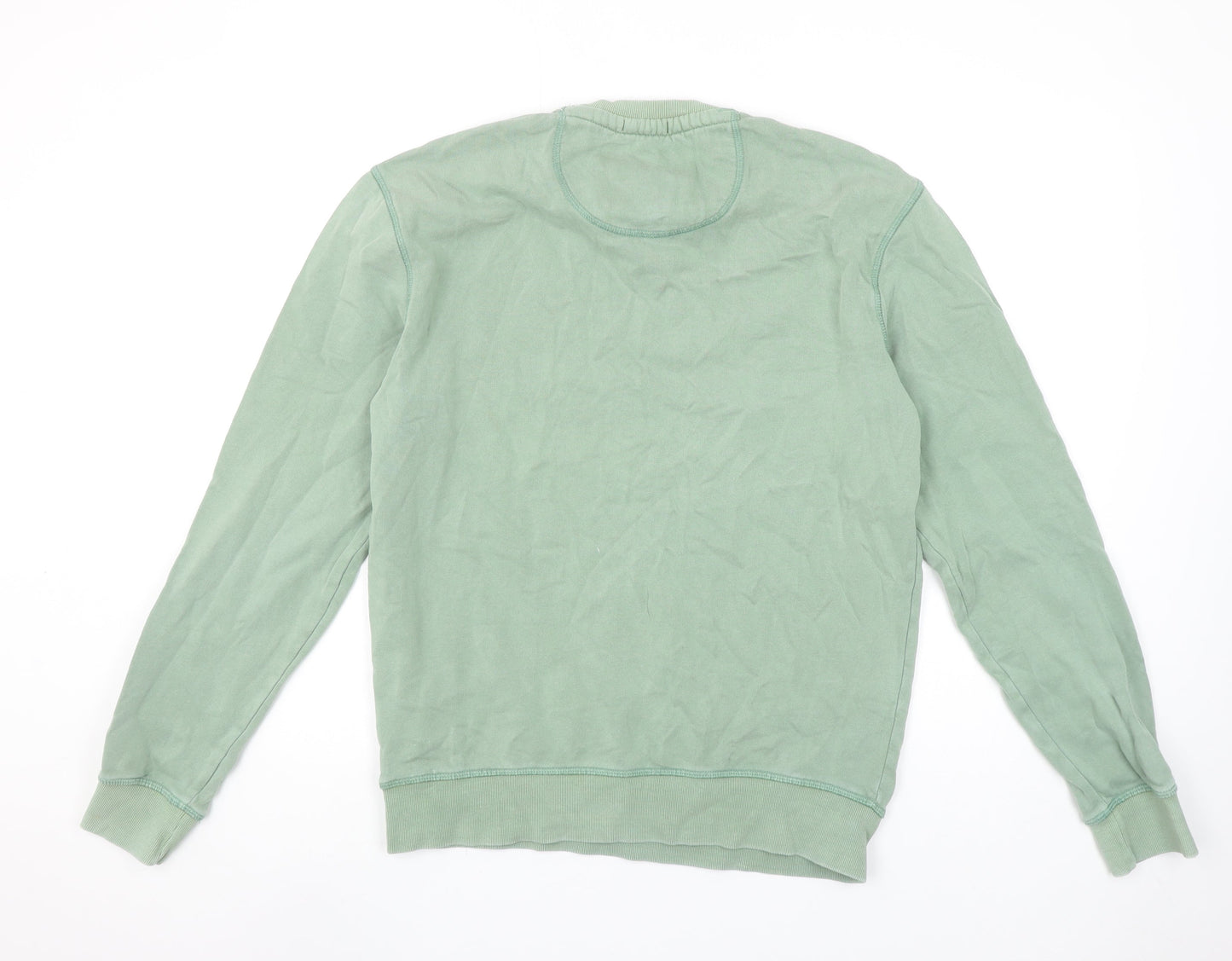 Jack Wills Mens Green XS Crew Neck Cotton Sweatshirt