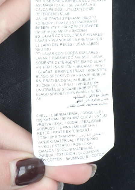 Puma Men's Black Small Full Zip Sports Hoodie Fleece