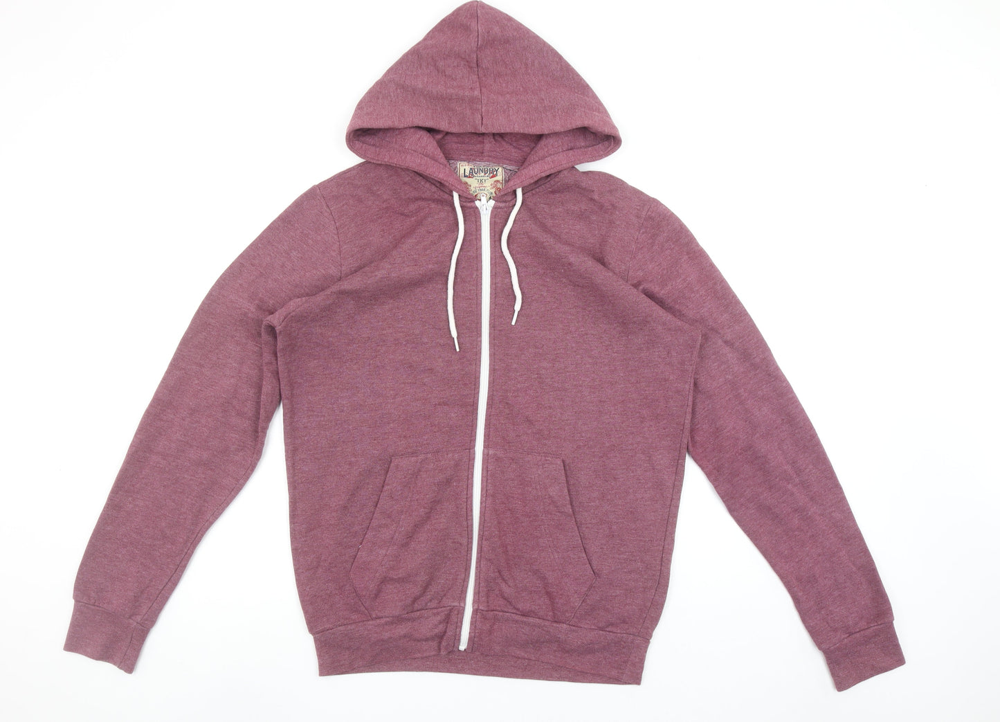 Tokyo Laundry Men's Purple Full Zip Hoodie Size L Hooded Sweatshirt