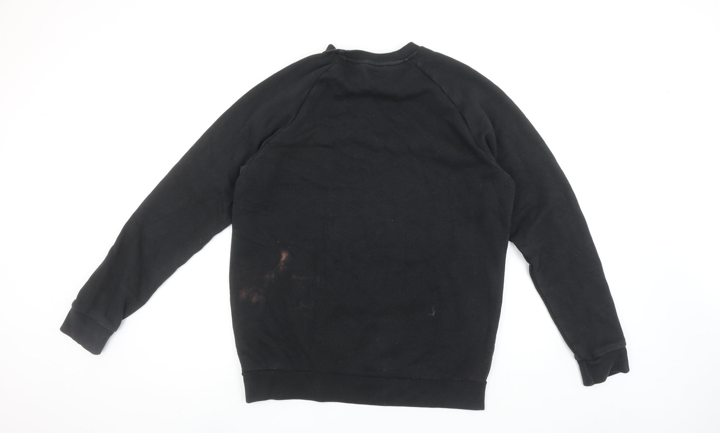 Adidas Men's Black Crew Neck Pullover Sweatshirt Size M