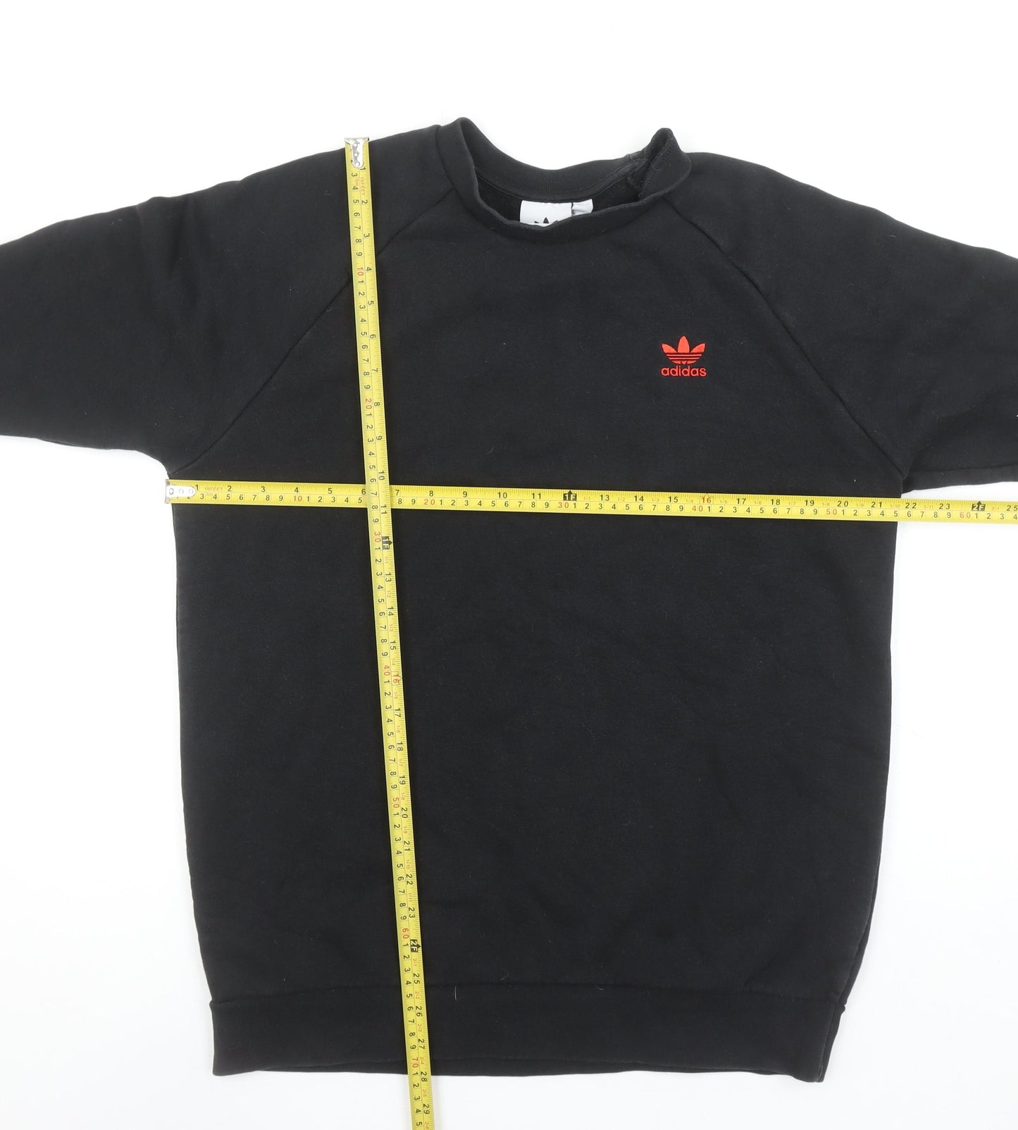 Adidas Men's Black Crew Neck Pullover Sweatshirt Size M