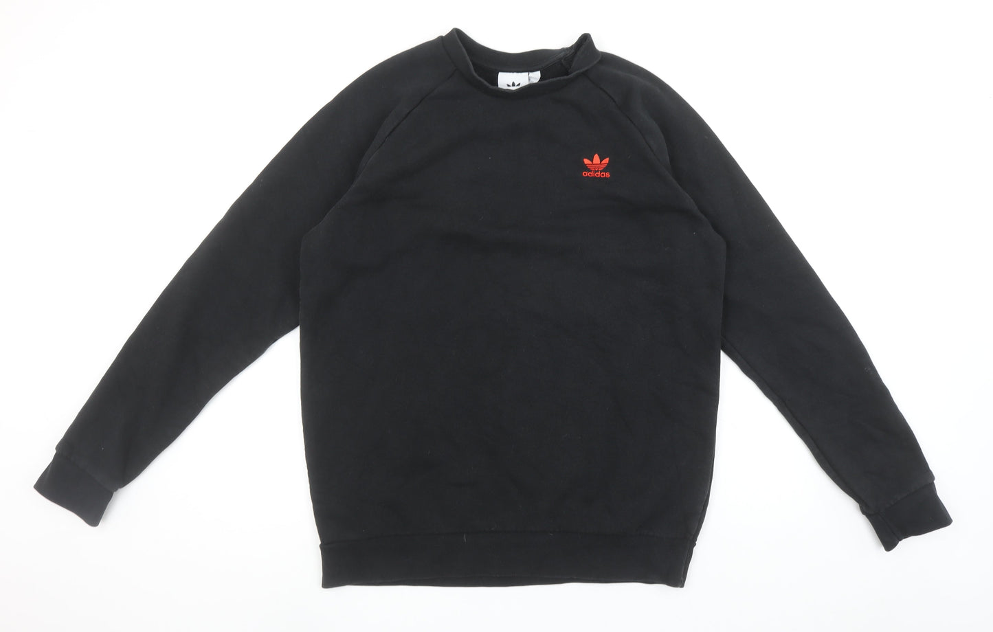 Adidas Men's Black Crew Neck Pullover Sweatshirt Size M